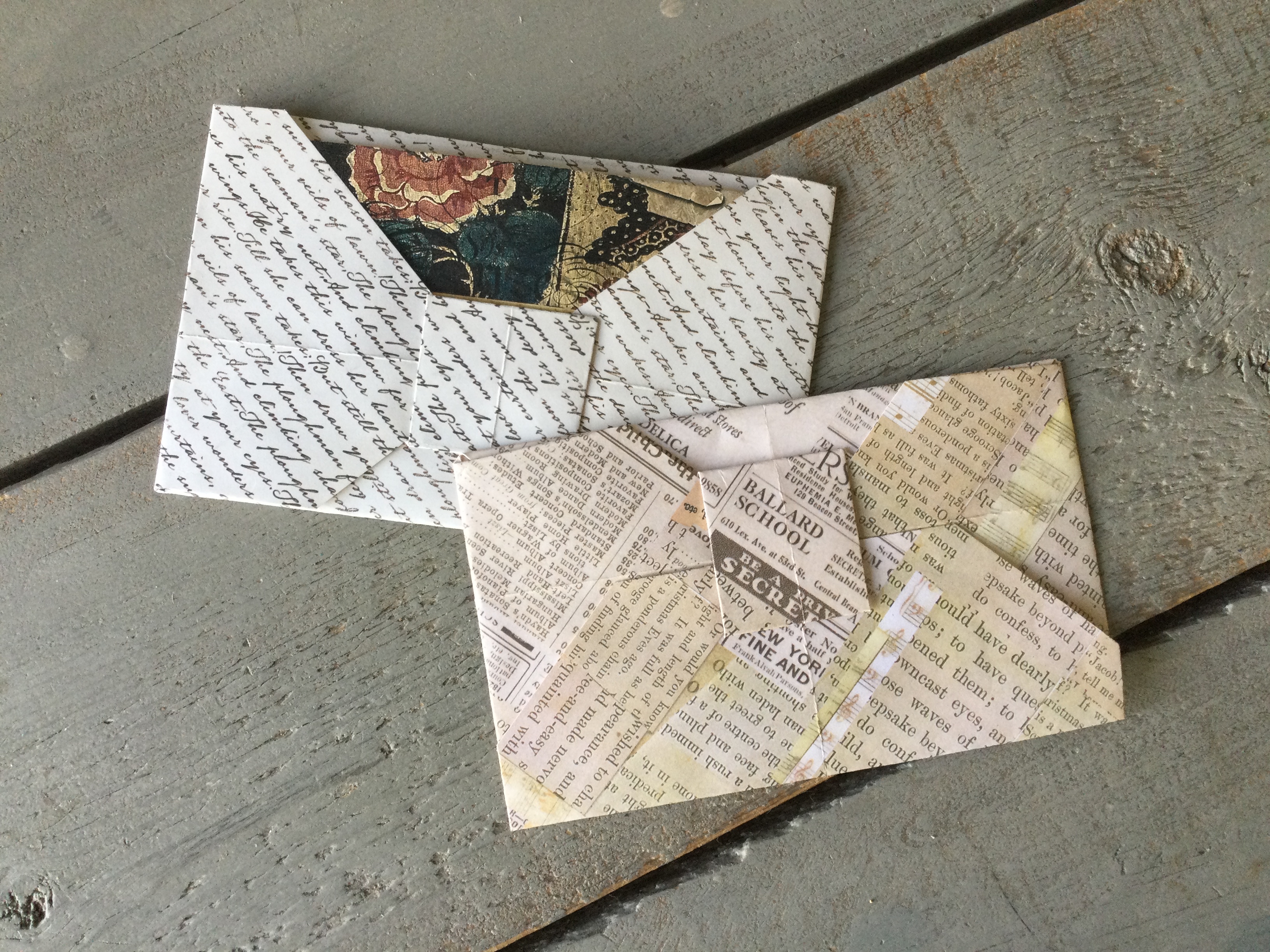 Fancy Folded Envelope